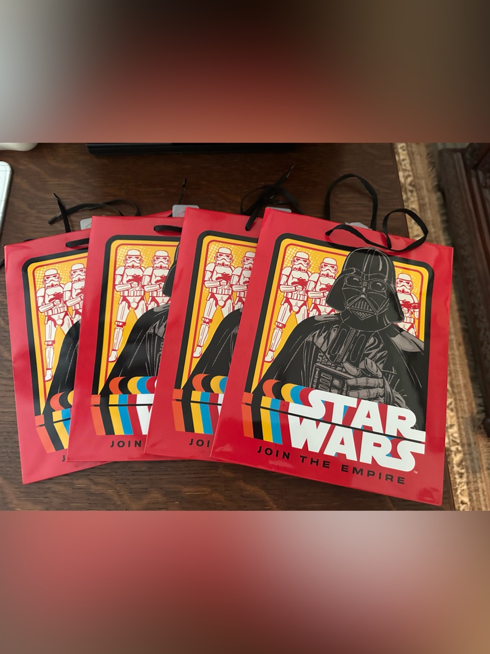 SET OF 4 STAR WARS Hallmark Gift Bags
